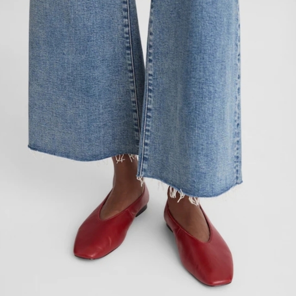 Madewell Shoes - New! Madewell The Mylie Ballet Flat in Wild Cranberry Leather